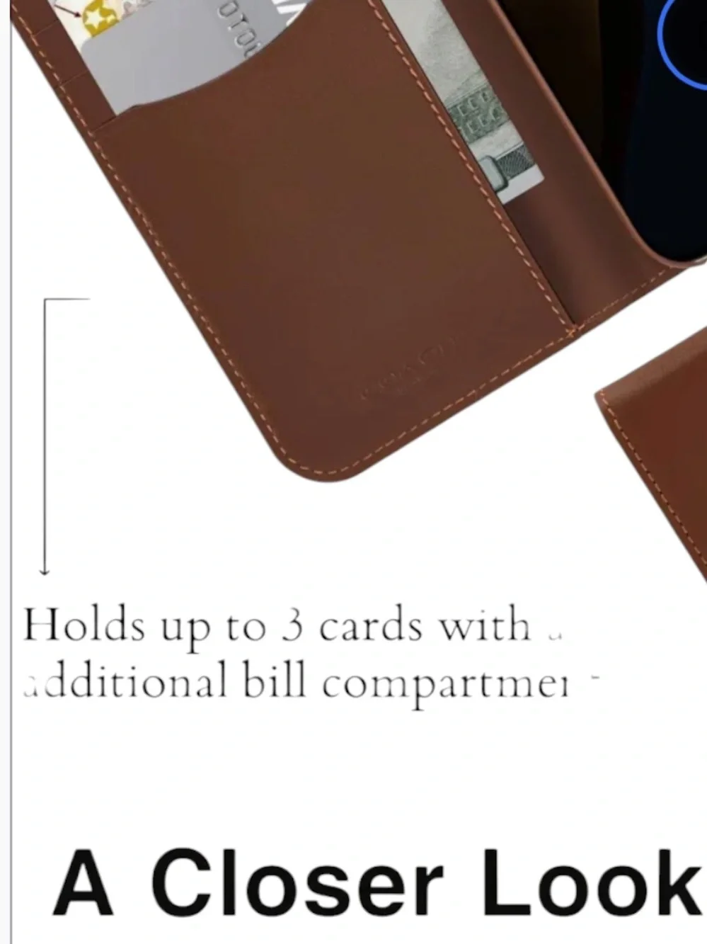 COACH Brown Folio Case for 2024 iPhone